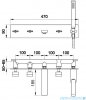 Kohlman Excelent podtynkowa bateria wannowa QW269H